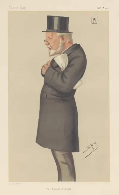 Legal; ‘The King of Malta’, George Bowyer, January 18, 1879 av Leslie Matthew Ward