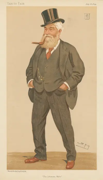 Literary; ‘The Literary Mate’, Sir John Digdale Astley, July 26, 1894 av Leslie Matthew Ward