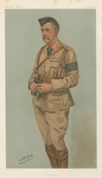 Militär och flotta; '4:e divisionen', general Neville Gerald Lyttelton, 5 september 1901 av Leslie Matthew Ward
