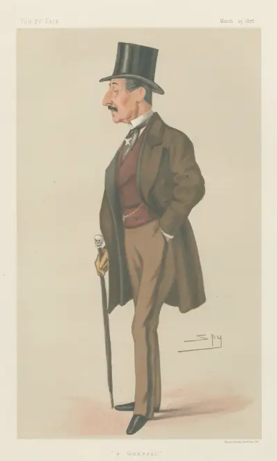 Military and Navy; ‘A General’, General Sir Charles Hastings Doyle, March 23, 1878 av Leslie Matthew Ward