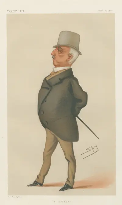 Militär och marin; ”En soldat”, general Lord George Augustus Frederick Paget, 13 oktober 1877 av Leslie Matthew Ward