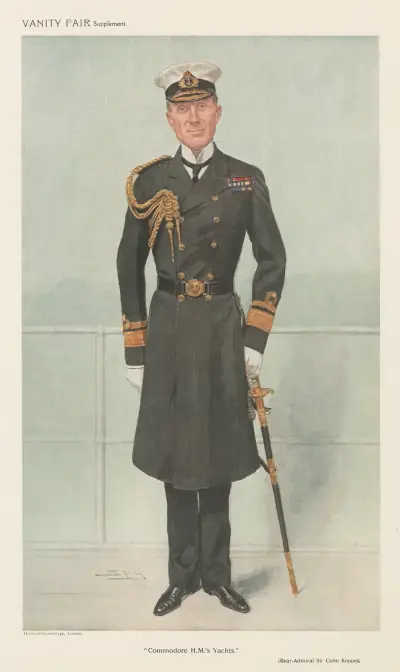 Military and Navy; ‘Commodore H.M.’s Yachts’, Rear Admiral Sir Colin Keppel av Leslie Matthew Ward
