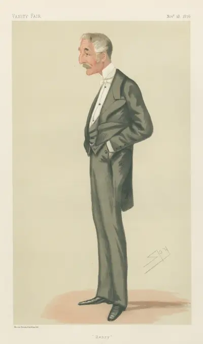 Military and Navy; ‘Henry’, Major-General Sir Henry Percival De Bathe, November 18, 1876 av Leslie Matthew Ward