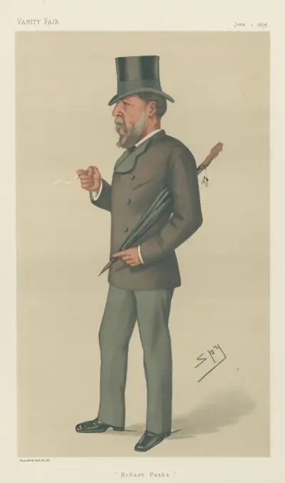 Militär und Marine; „Hobart Pasha“, Admiral Hobart Pasha, 1. Juni 1878 von Leslie Matthew Ward
