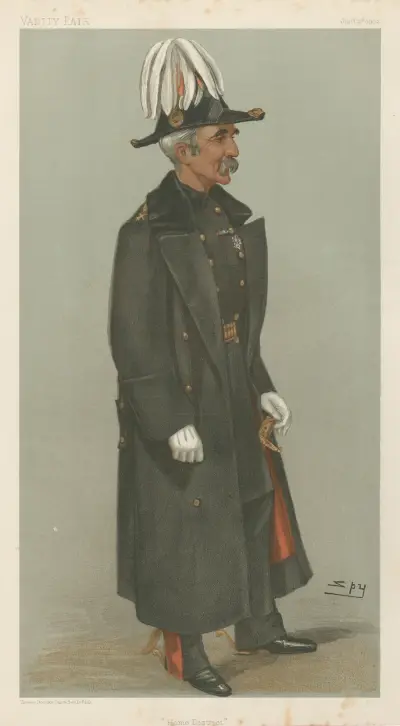Militär och marin; 'Hemdistrikt', generalmajor Sir Henry Trotter, 9 januari 1902 av Leslie Matthew Ward