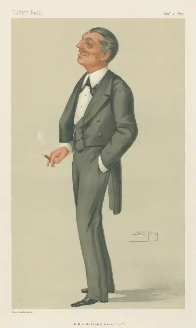 Military and Navy; ‘In his Military Capacity’, Mr. Montagu Williams, November 1, 1879 av Leslie Matthew Ward