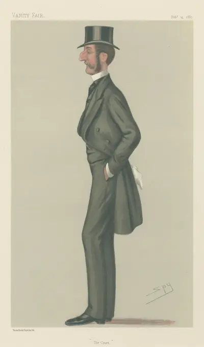 Militär und Marine; „Der Hof“, Oberst Robert Nigel Fitzhardinge Kingscote, 14. Februar 1880 von Leslie Matthew Ward