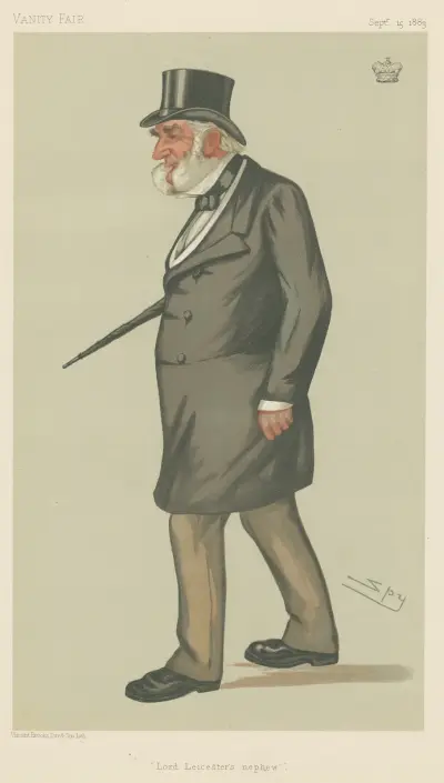 Miscellaneous; ‘Lord Leicester’s Nephew’, Lord Digby, September 15, 1883 av Leslie Matthew Ward
