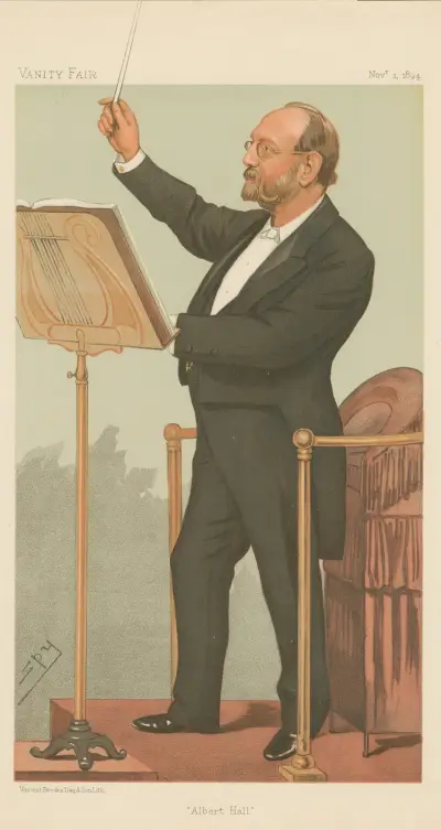 Musicians; ‘Albert Hall’, Sir Joseph Barnby, November 1, 1894 av Leslie Matthew Ward