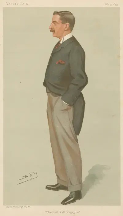 Musicians; Newspapermen; ‘The Pall Mall Magazine’, Ford Frederic Spencer Hamilton, February 7, 1895 av Leslie Matthew Ward