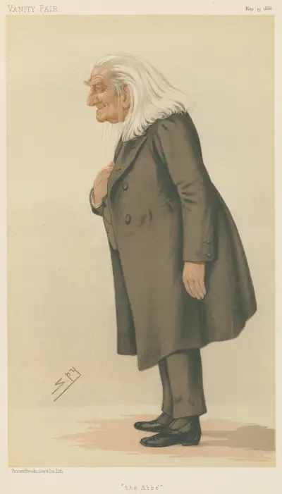 Musikanter; 'Abbén', Abbé Franz Liszt, 15 maj 1886 av Leslie Matthew Ward