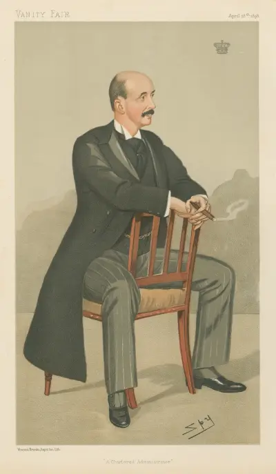 Politiker – 'En chartrad administratör'. Earl Grey. 28 april 1898 av Leslie Matthew Ward