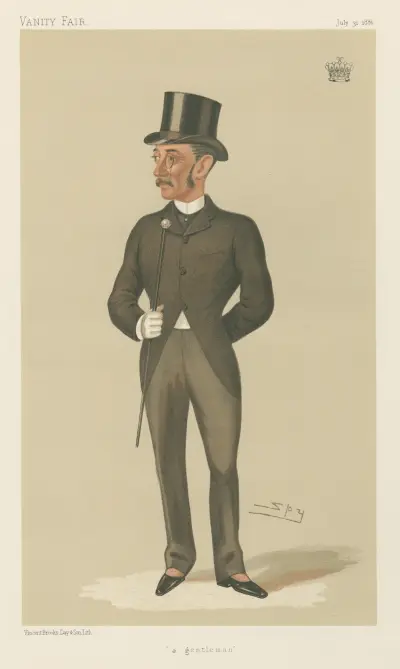 Politicians – ‘A Gentleman.’ The Earl of Zetland. 31 July 1886 av Leslie Matthew Ward