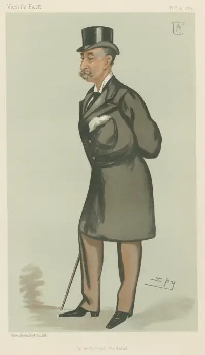 Politicians – ‘a reformed Radical’. Sir Henry Ainslie Hoare. 24 February 1883 av Leslie Matthew Ward