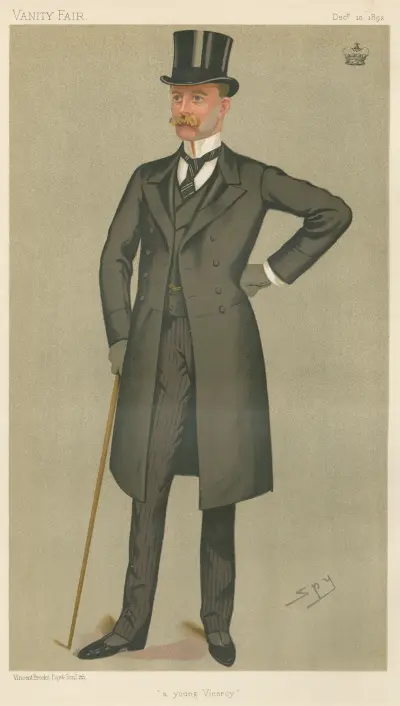 Politiker – 'en ung vicekung.' Lord Houghton. 10 december 1892 av Leslie Matthew Ward