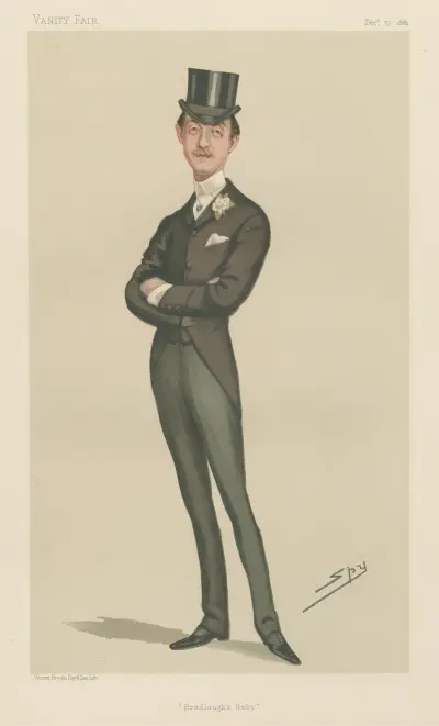 Politiker – „Bradlaughs Baby.“ The Hon. Charles Robert Spencer. 10. Dezember 1881 von Leslie Matthew Ward