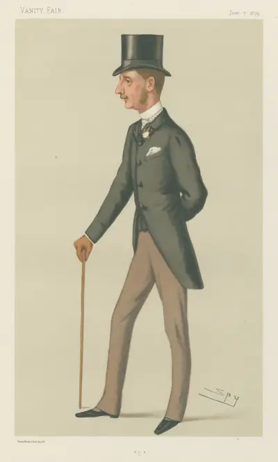 Politicians – ‘C’. Viscount Castlereagh. June 7, 1879 av Leslie Matthew Ward