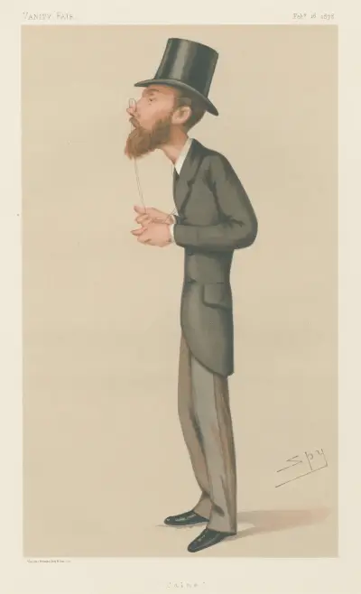 Politiker – 'Calne'. Lord Edmund George Fitzmaurice. 16 februari 1878 av Leslie Matthew Ward