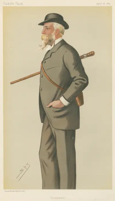 Politicians – ‘Cornwall’. Brydes-Willyams. April18, 1885 av Leslie Matthew Ward