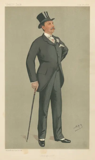 Politiker – ‚Denbighshire'. Oberst William Cornwallis West. 16. Juli 1892 von Leslie Matthew Ward