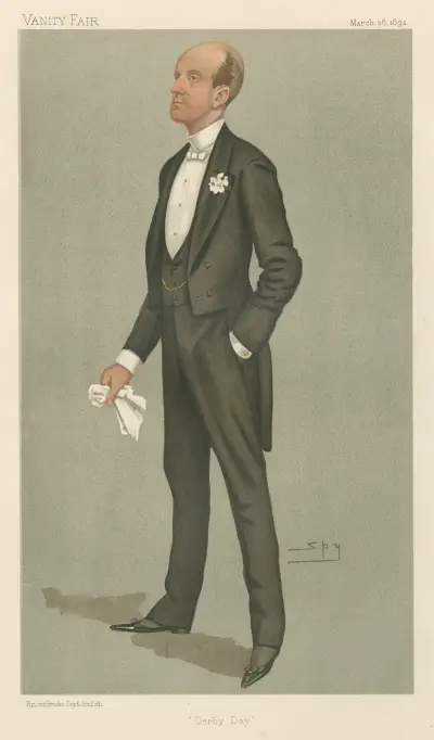 Politiker – 'Derby Day'. Lord Elcho. 25 mars 1892 av Leslie Matthew Ward