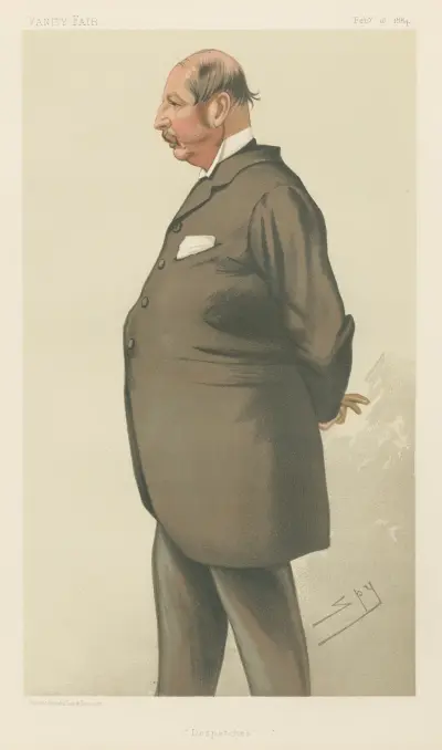 Politicians – ‘Despatches’. Captain Conway Seymour. 16 February 1884 av Leslie Matthew Ward