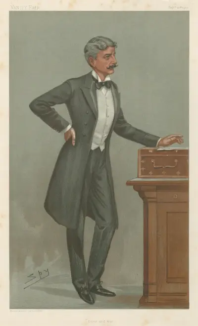 Politicians – ‘Dover and War’. Mr. George Wyndham. 20 September 1900 av Leslie Matthew Ward