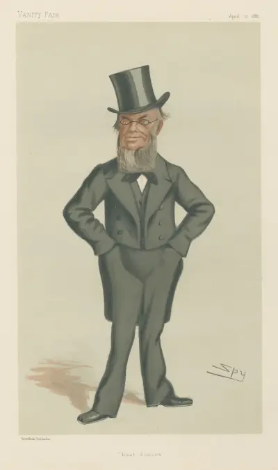 Politicians – ‘East Sussex’. Mr. George Burrow Gregory. April 17, 1880 av Leslie Matthew Ward