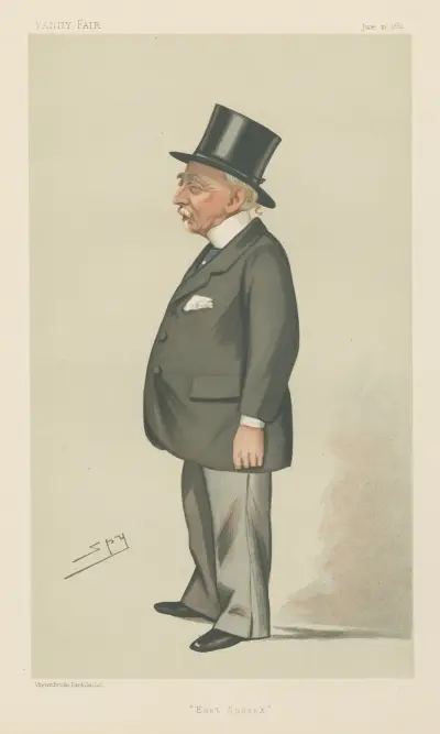 Politicians – ‘East Sussex’. Mr. Montagu David Scott. 10 June 1882 av Leslie Matthew Ward