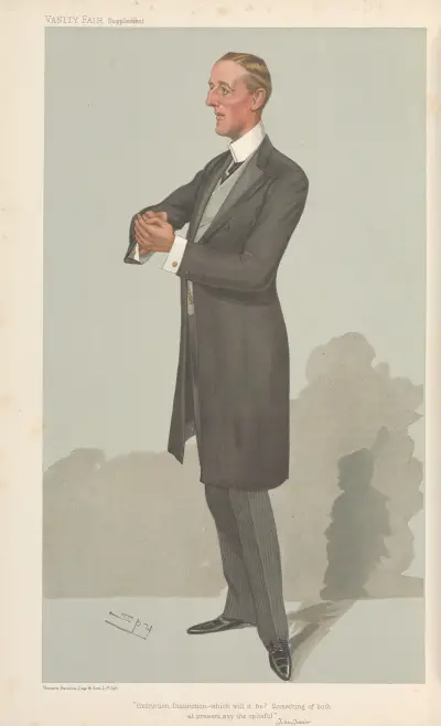 Politicians – ‘Extinction, Distinction – which will it be…..’ Major John Edward Bernard Seely. 23 February 1905 av Leslie Matthew Ward