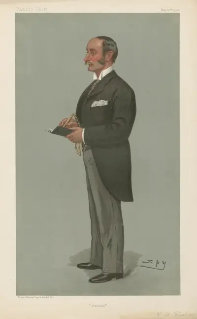 Politiker – 'Fulham'. W.H. Fisher. 3 maj 1900 av Leslie Matthew Ward