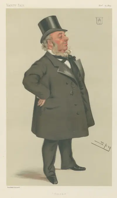 Politiker – 'Geordie'. Sir George Elliot. 29 november 1879 av Leslie Matthew Ward