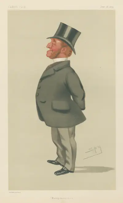 Politiker – „Montgomeryshire“. Mr. Charles Watkin Williams-Wynn. 28. Juni 1879 von Leslie Matthew Ward