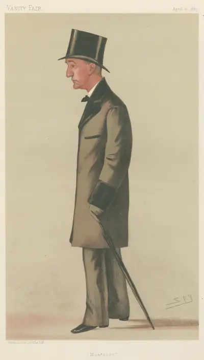 Politiker – 'Montrose'. The Rt. Hon. William Edward Baxter. 25 april 1885 av Leslie Matthew Ward