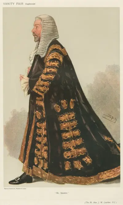 Politicians – ‘Mr. Speaker.’ The Rt. Hon. J.W. Lowther av Leslie Matthew Ward