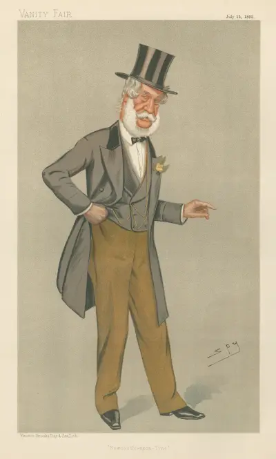Politiker – 'Newcastle-upon-Tyne'. Mr. Charles Frederick Hamond. 13 juli 1893 av Leslie Matthew Ward