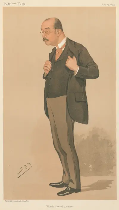 Politicians – ‘North Cambridgeshire’, The Hon. Arthur George Brand. July 19, 1884 av Leslie Matthew Ward