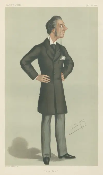 Politiker – „unser Joe“. Mr. Joseph Chamberlain. 27. Januar 1877 von Leslie Matthew Ward