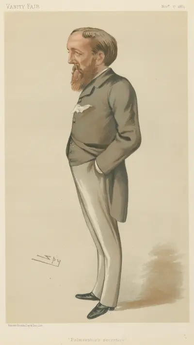 Politicians – ‘Palmerston’s Secretary’. The Hon. Anthony Evelyn Melbourne Ashley. November 17, 1883 av Leslie Matthew Ward