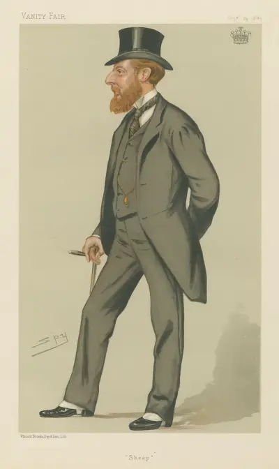 Politicians – ‘Sheep’. The Earl of Seafield. 29 September 1883 av Leslie Matthew Ward