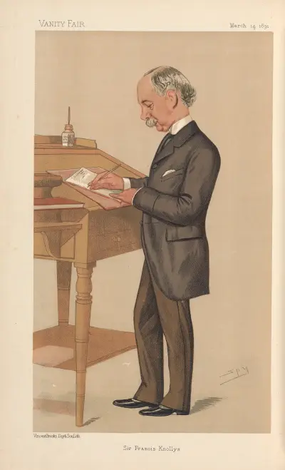 Politicians – Sir Francis Knollys. 14 March 1891 av Leslie Matthew Ward