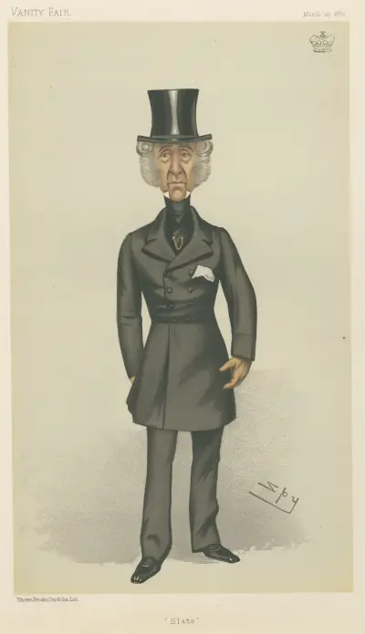 Politiker – 'Slate'. Lord Penrhyn. 25 mars 1882 av Leslie Matthew Ward