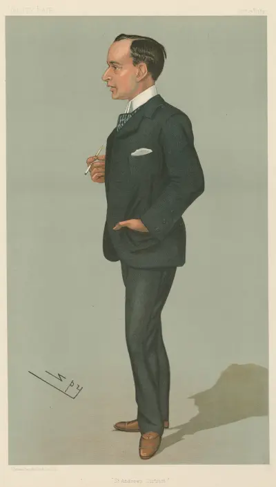 Politicians – ‘St. Andrew’s District’. Mr. Henry Torrens Anstruther. October 14, 1897 av Leslie Matthew Ward