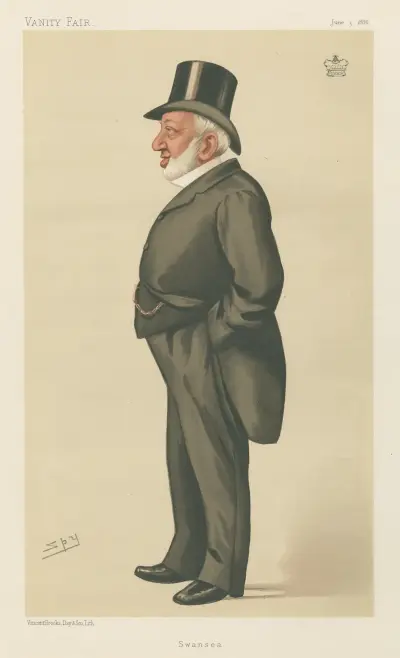 Politiker – ’Sweansea’. Sir Henry Hussey Vivian. 5 juni 1886 av Leslie Matthew Ward