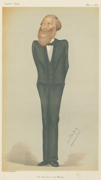 Politicians – ‘The Apostle to the Women’. Mr. Jacob Bright. 1 May 5, 1877 von Leslie Matthew Ward