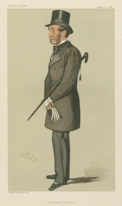 Politiker – 'Pélissiers vän'. Generalen the Hon. St. George Gerald Foley. 25 augusti 1883 av Leslie Matthew Ward