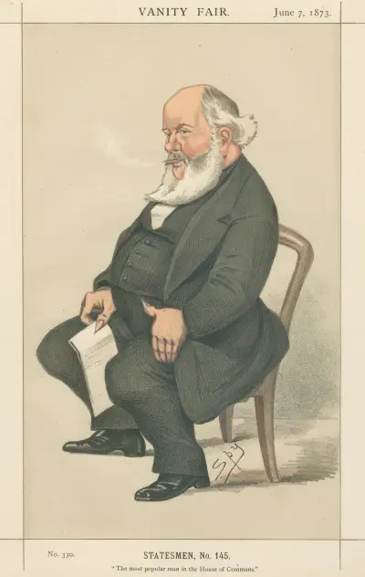 Politiker – ‚Der beliebteste Mann im Unterhaus‘. Mr. Robert Dalglish. 7. Juni 1873 von Leslie Matthew Ward