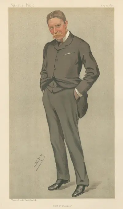 Politiker – 'West St. Pancras'. Mr. Harry Robert Graham. 11 maj 1893 av Leslie Matthew Ward