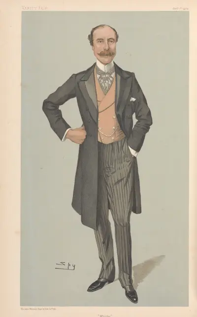Politiker – 'Whitby'. Mr. Ernest William Beckett. 7 juni 1904 av Leslie Matthew Ward