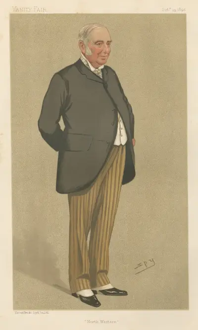 Urzędnicy kolejowi – „North Western”. Sir George Findlay. 29 października 1892, Leslie Matthew Ward